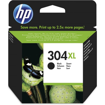 HP 304XL (N9K08AE) inktpatroon zwart hoge capaciteit (Origineel) 5,5 ml 