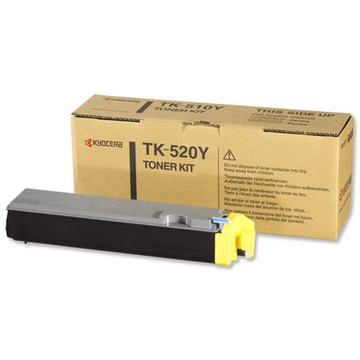 Kyocera TK520Y toner geel (Origineel) 4000 pag 