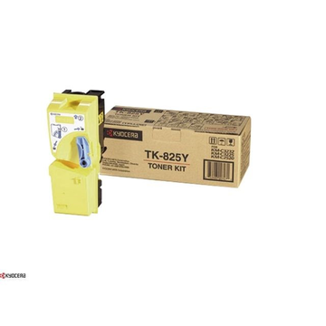 Kyocera TK825Y toner jaune (Original) 7000 pages 