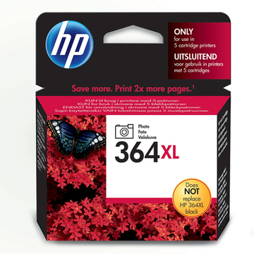 HP 364XL (CB322EE) inktpatroon foto hoog volume (Origineel) 7,1 ml 290 pag 