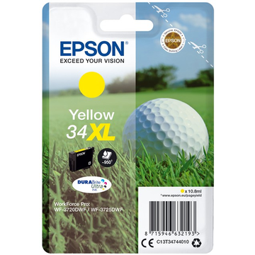 Epson 34XL (T3474) inktpatroon geel hoog volume (origineel) 