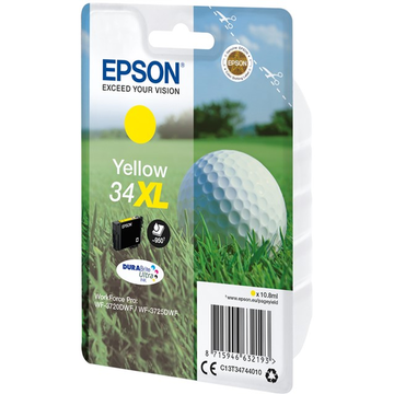 Epson 34XL (T3474) inktpatroon geel hoog volume (origineel) 