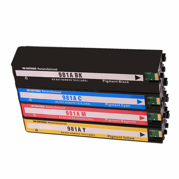 Compatible HP 981A PromoPack: Set: 1x4 kleuren CMYK (Huismerk) 