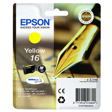 Epson 16 (T1624) inktpatroon geel (Origineel) 3,4 ml 165 pag 