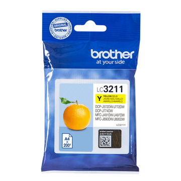 Brother LC3211Y inktpatroon yellow (Origineel) 3 ml 