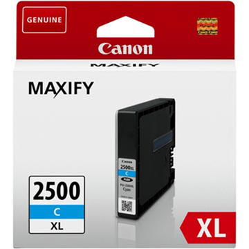 Canon PGI2500XL C inktpatroon cyaan hoog volume (Origineel) 1760 pag 