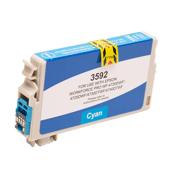 Epson 35XL (T3592) inktpatroon cyaan hoge capaciteit (Huismerk) 