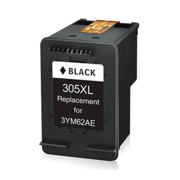 HP 305XL (3YM62AE) inktcartridge zwart "Ultra" hoog volume (Huismerk) 17 ml. 