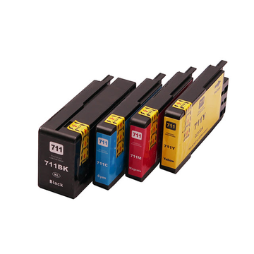 Compatible HP 711 PromoPack: 1x4 kleuren CMYK inktpatronen (Huismerk) 