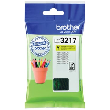 Brother LC3217Y inktpatroon geel (Origineel) 550 pag 