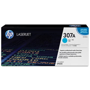 HP 307A (CE741A) toner cyaan (Origineel) 7300 pag 