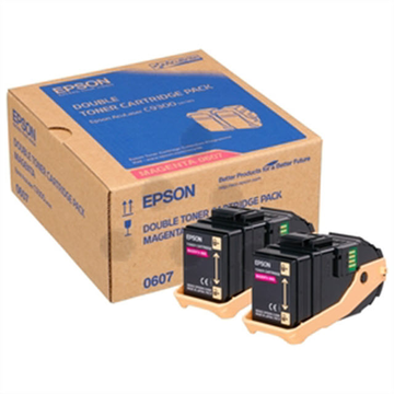 Epson S050607 toner magenta pack de 2 (Original) 