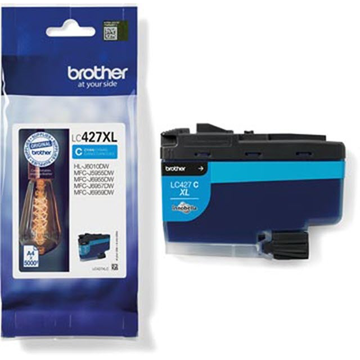 Brother LC427XLC inktcartridge cyaan, hoge capaciteit (Origineel) 47 ml 