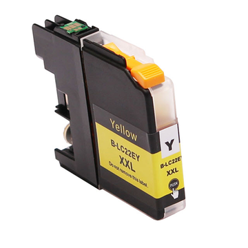 Brother LC22UY XL inktpatroon geel hoge capaciteit (Huismerk) 1300 pag 