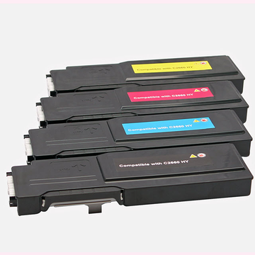 Dell 593 PromoPack: BBU+T+S+R toner zwart + cyaan + magenta +geel, hoge capaciteit (Huismerk) 