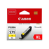 Canon CLI571Y XL inktpatroon yellow hoog volume (Origineel) 11 ml 715 pag. 